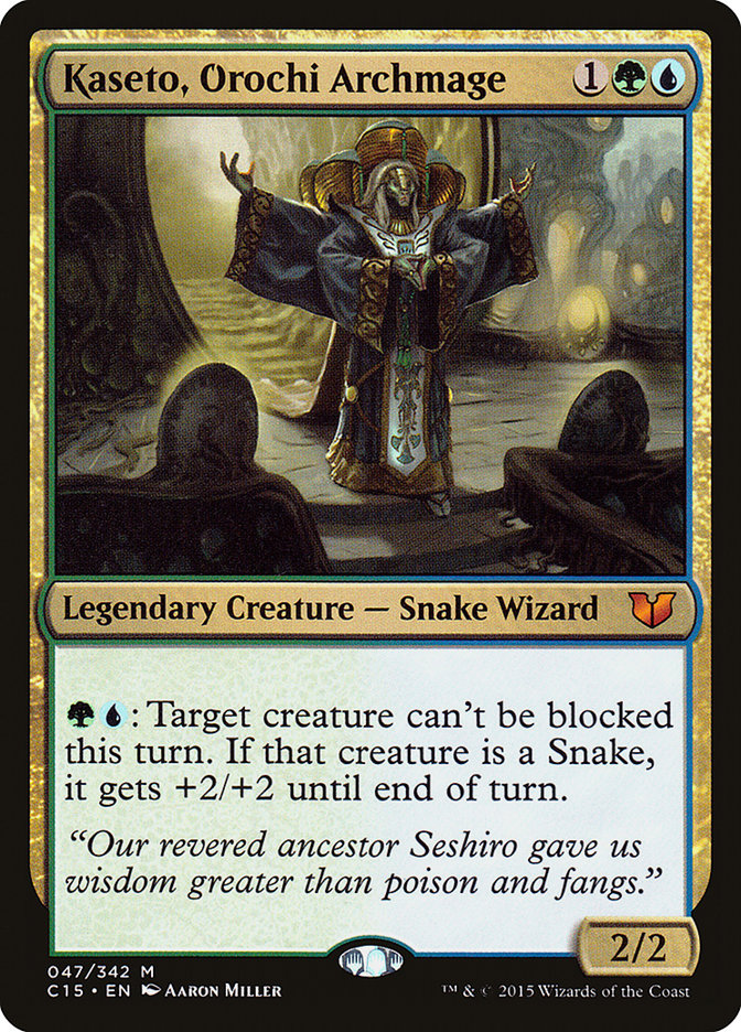 Kaseto, Orochi Archmage [Commander 2015] | Black Swamp Games