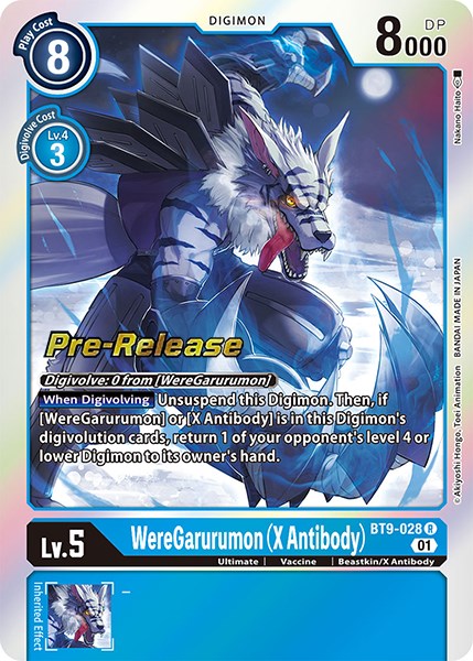 WereGarurumon (X Antibody) [BT9-028] [X Record Pre-Release Promos] | Black Swamp Games