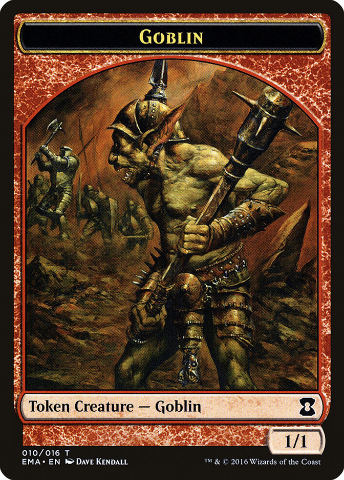 Goblin Token [Eternal Masters Tokens] | Black Swamp Games