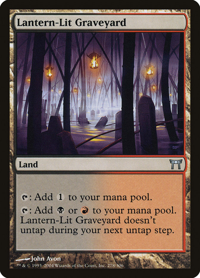 Lantern-Lit Graveyard [Champions of Kamigawa] | Black Swamp Games