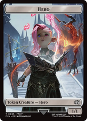 Hero (0005) // Food Double-Sided Token [FINAL FANTASY Tokens] | Black Swamp Games
