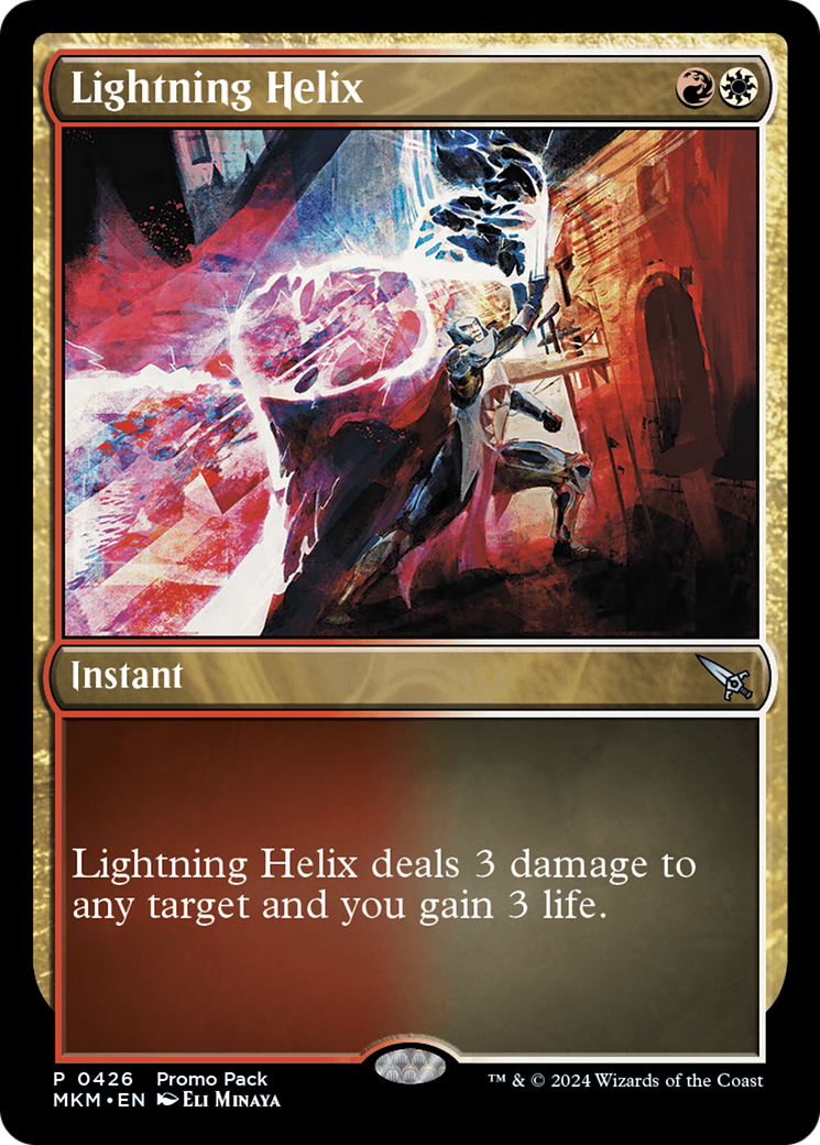 Lightning Helix (Promo Pack) [Murders at Karlov Manor Promos] | Black Swamp Games