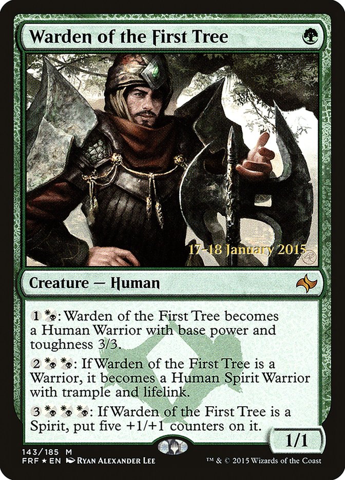 Warden of the First Tree [Fate Reforged Prerelease Promos] | Black Swamp Games