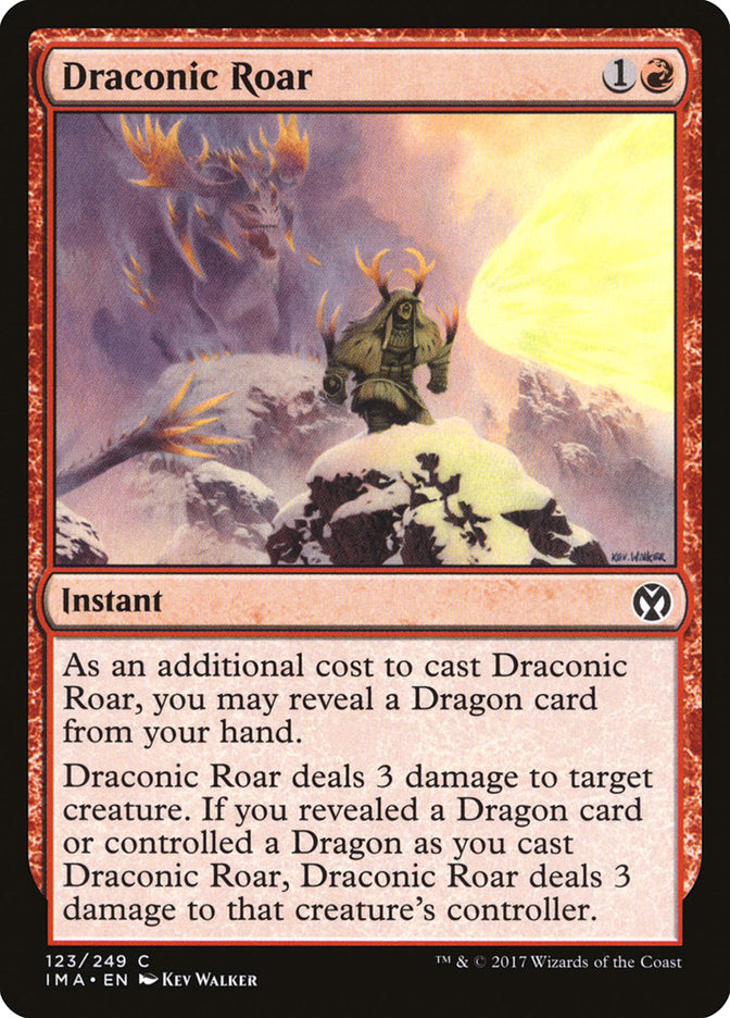 Draconic Roar [Iconic Masters] | Black Swamp Games