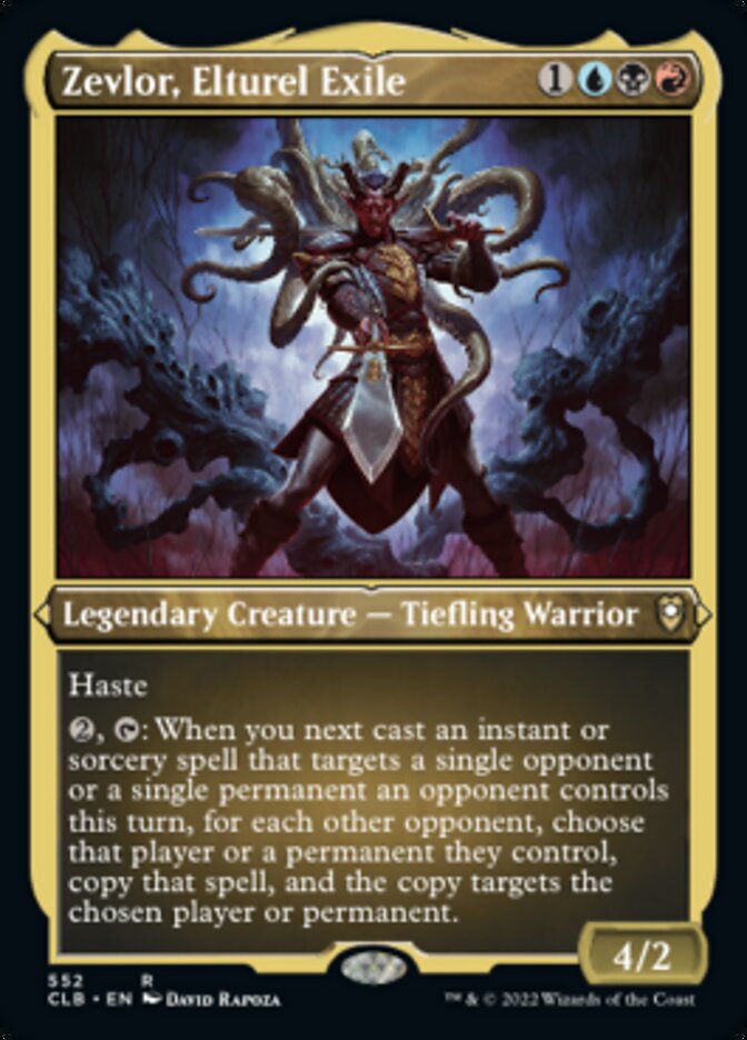 Zevlor, Elturel Exile (Foil Etched) [Commander Legends: Battle for Baldur's Gate] | Black Swamp Games