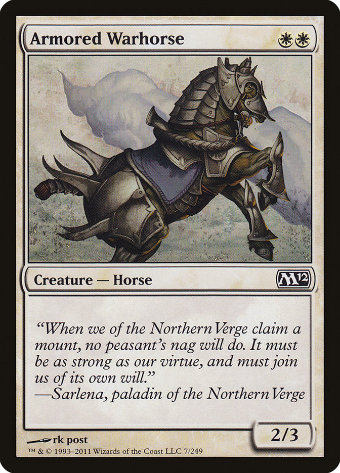 Armored Warhorse [Magic 2012] | Black Swamp Games