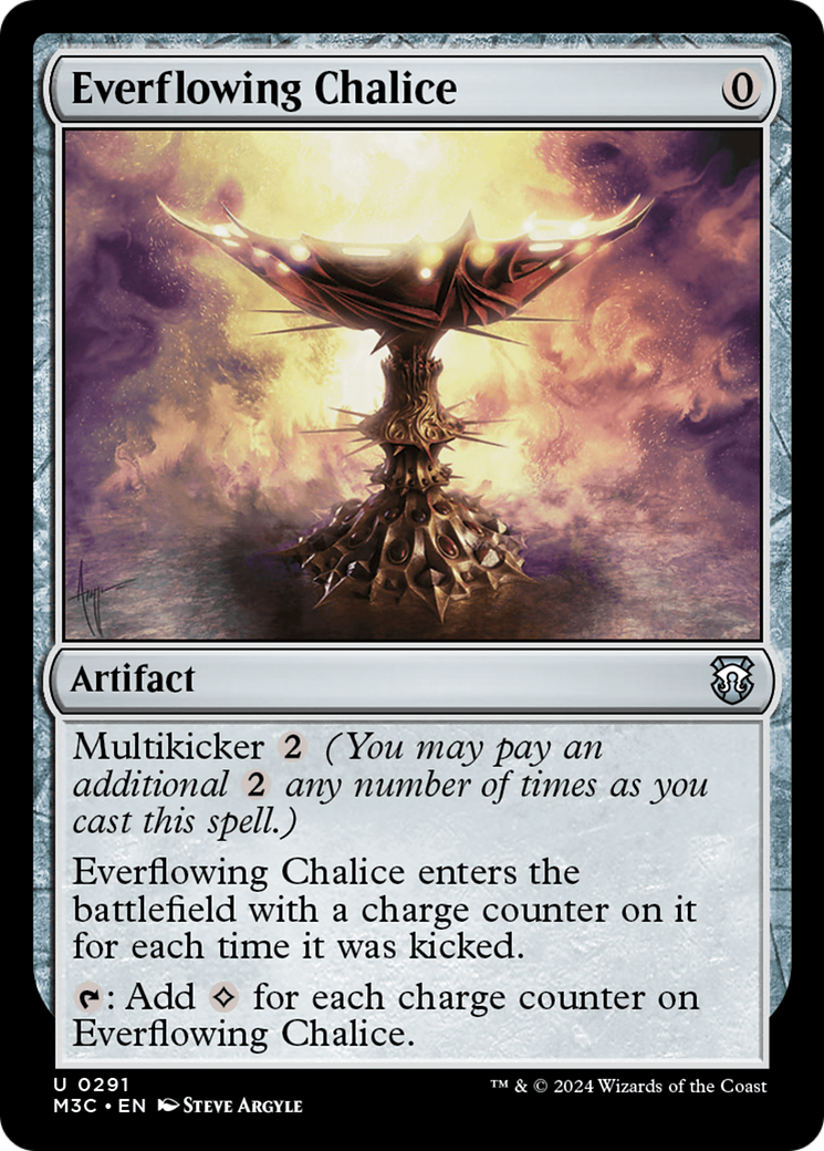 Everflowing Chalice (Ripple Foil) [Modern Horizons 3 Commander] | Black Swamp Games