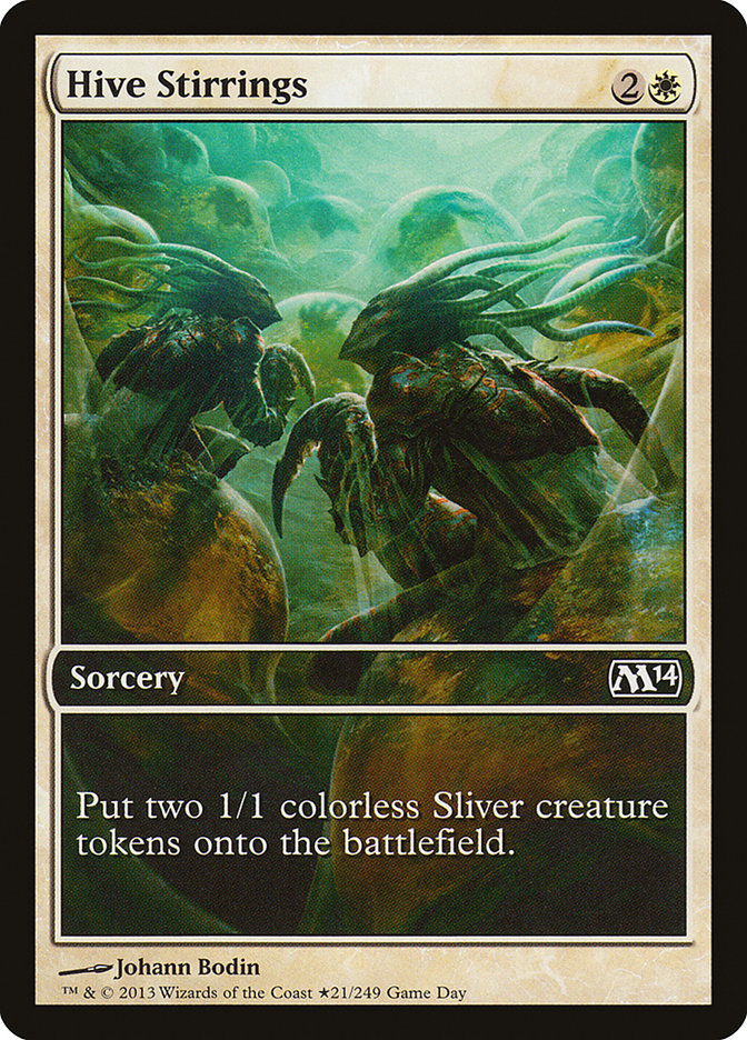 Hive Stirrings (Game Day) [Magic 2014 Promos] | Black Swamp Games