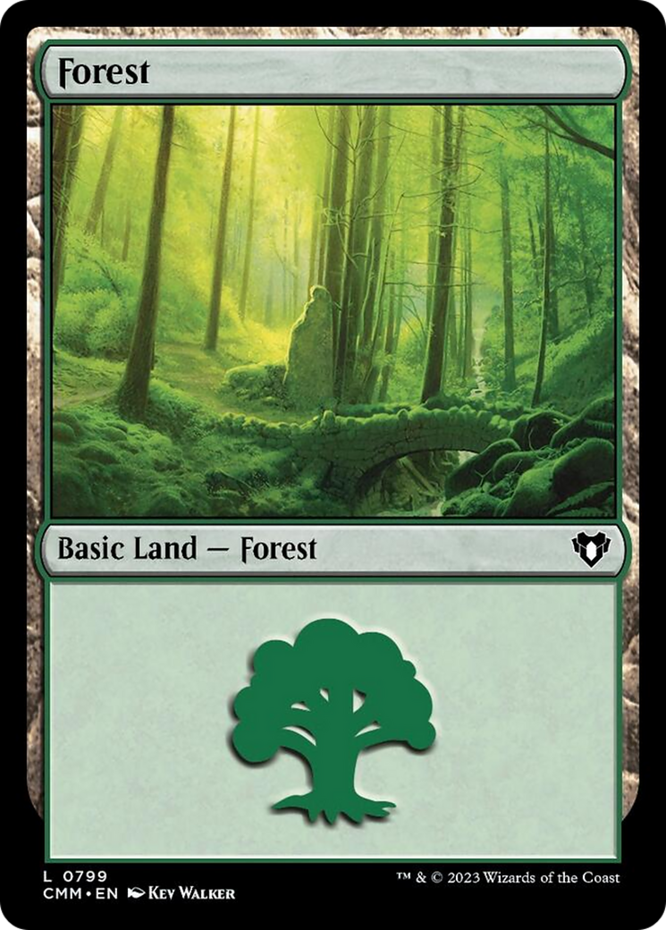 Forest (799) [Commander Masters] | Black Swamp Games