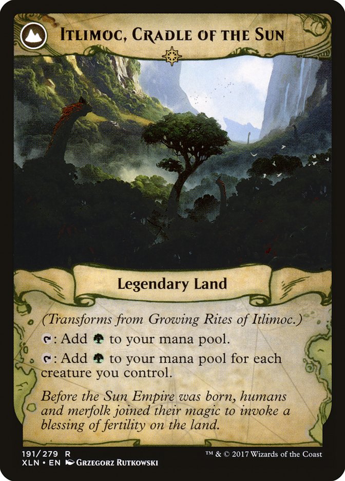 Growing Rites of Itlimoc // Itlimoc, Cradle of the Sun [Ixalan] | Black Swamp Games