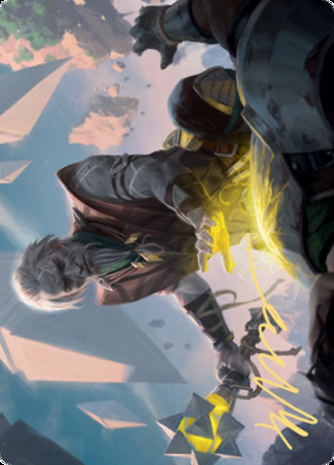 Expedition Healer Art Card (Gold-Stamped Signature) [Zendikar Rising Art Series] | Black Swamp Games