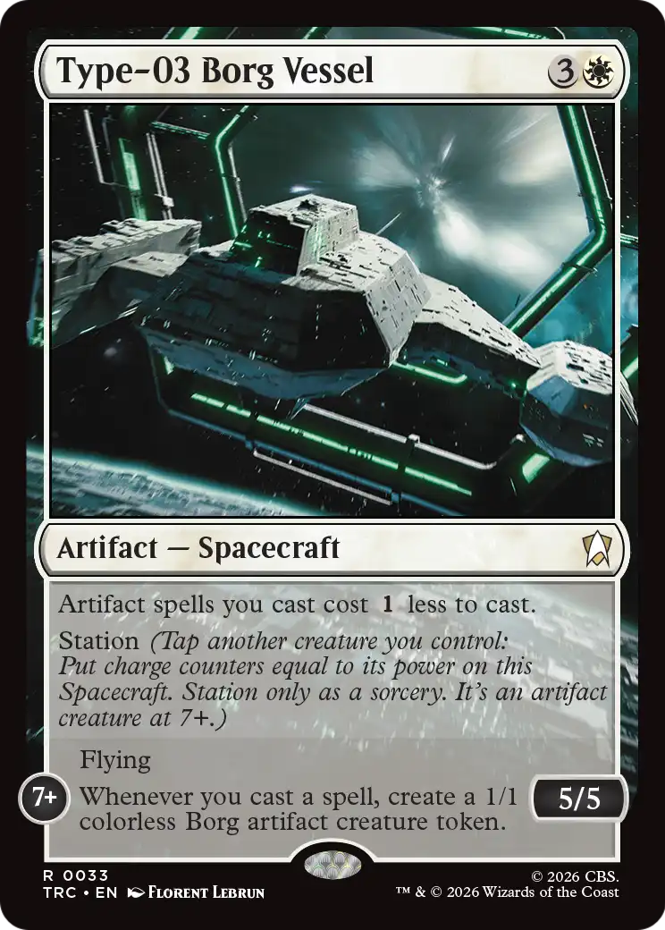 Type-03 Borg Vessel [Star Trek Commander] | Black Swamp Games