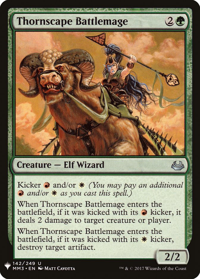 Thornscape Battlemage [Mystery Booster] | Black Swamp Games
