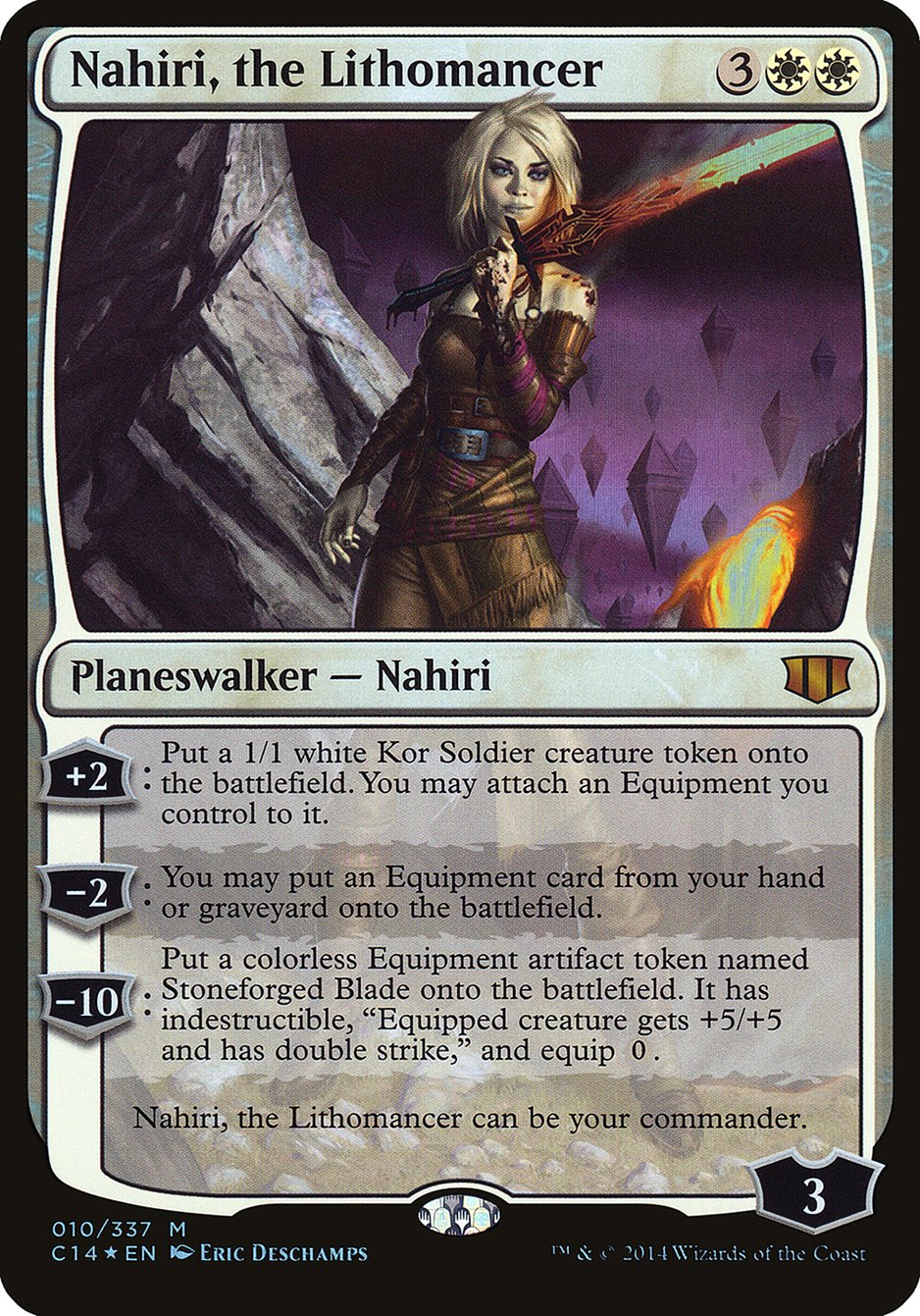 Nahiri, the Lithomancer (Oversized) [Commander 2014 Oversized] | Black Swamp Games