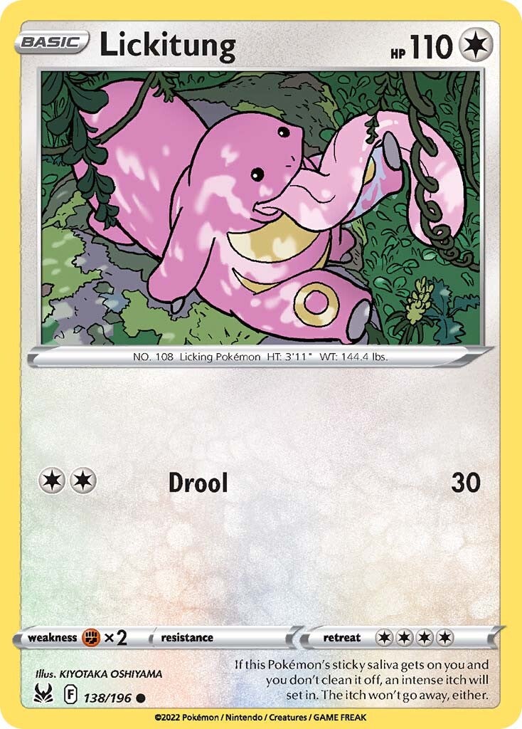 Lickitung (138/196) [Sword & Shield: Lost Origin] | Black Swamp Games