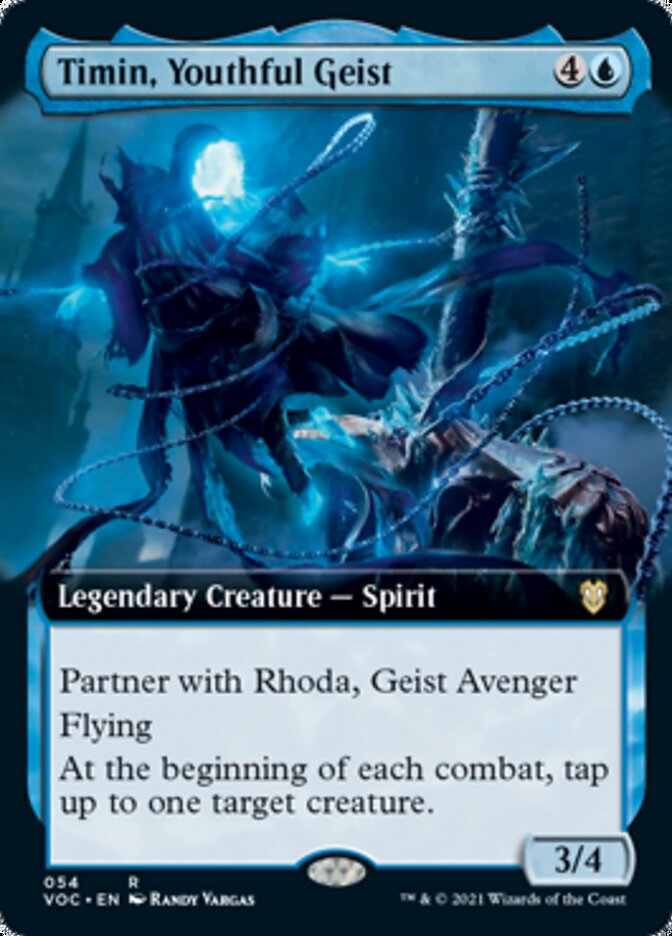 Timin, Youthful Geist (Extended Art) [Innistrad: Crimson Vow Commander] | Black Swamp Games