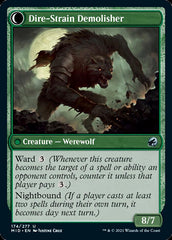 Burly Breaker // Dire-Strain Demolisher [Innistrad: Midnight Hunt] | Black Swamp Games