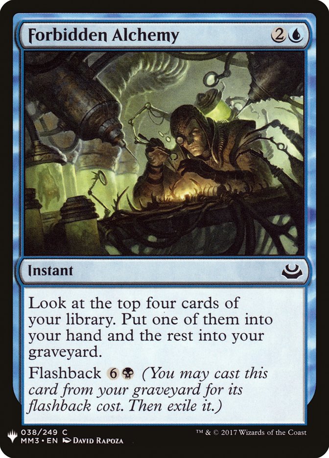 Forbidden Alchemy [Mystery Booster] | Black Swamp Games