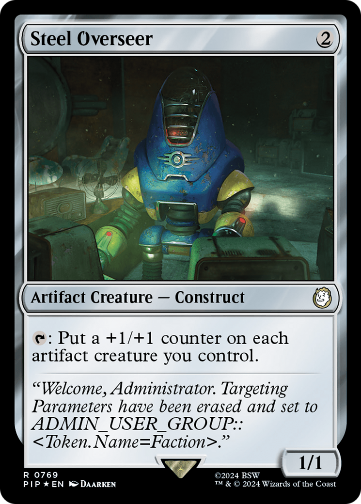 Steel Overseer (Surge Foil) [Fallout] | Black Swamp Games