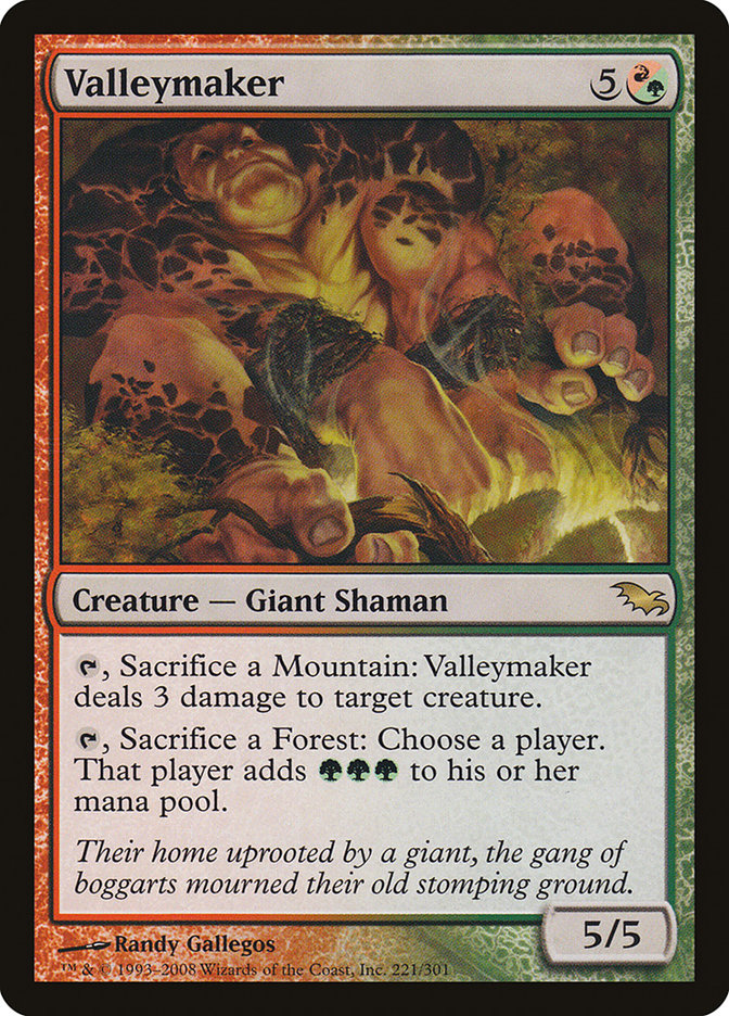 Valleymaker [Shadowmoor] | Black Swamp Games