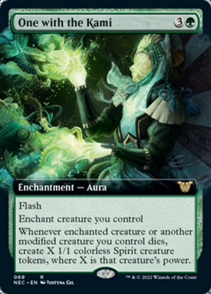 One with the Kami (Extended Art) [Kamigawa: Neon Dynasty Commander] | Black Swamp Games