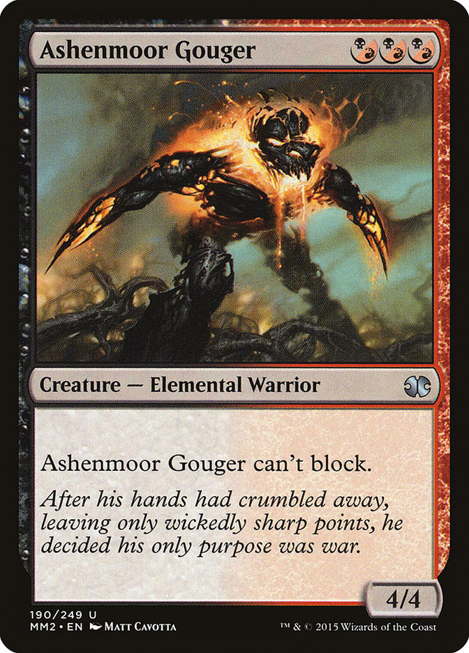 Ashenmoor Gouger [Modern Masters 2015] | Black Swamp Games