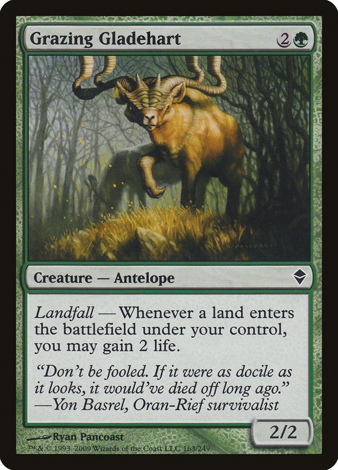 Grazing Gladehart [Zendikar] | Black Swamp Games