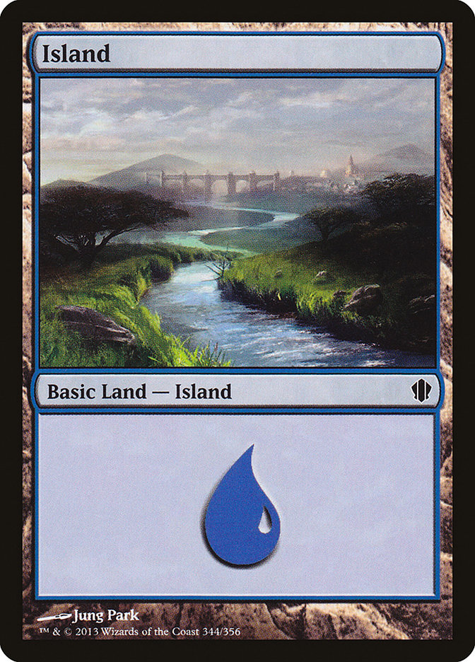 Island (344) [Commander 2013] | Black Swamp Games