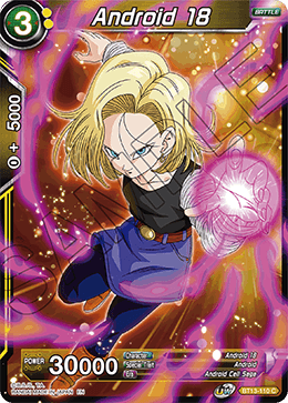 Android 18 (Common) (BT13-110) [Supreme Rivalry] | Black Swamp Games