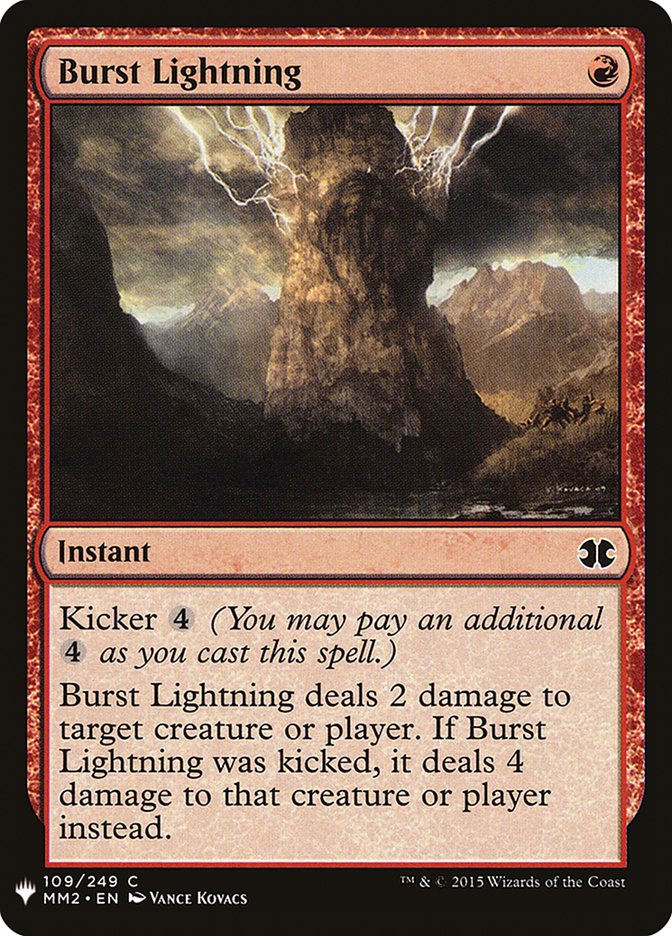 Burst Lightning [Mystery Booster] | Black Swamp Games