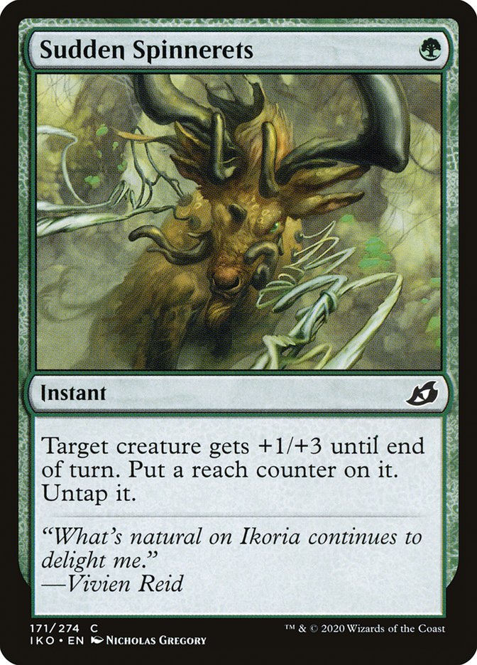 Sudden Spinnerets [Ikoria: Lair of Behemoths] | Black Swamp Games