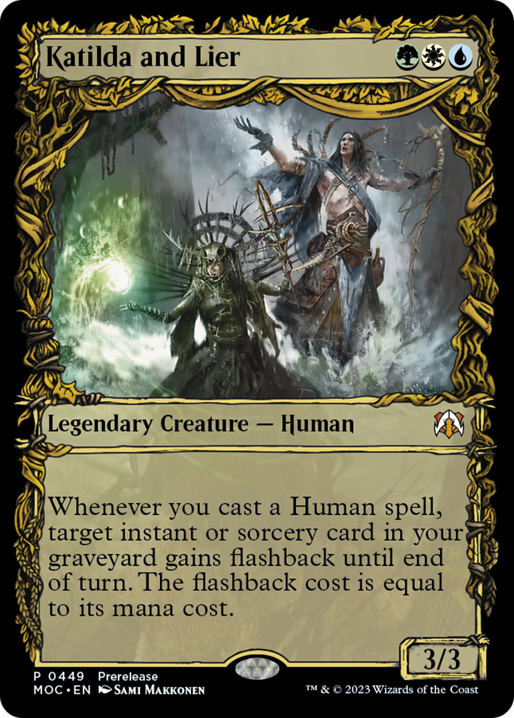 Katilda and Lier (Showcase Planar Booster Fun) [March of the Machine Commander Prerelease Promos] | Black Swamp Games
