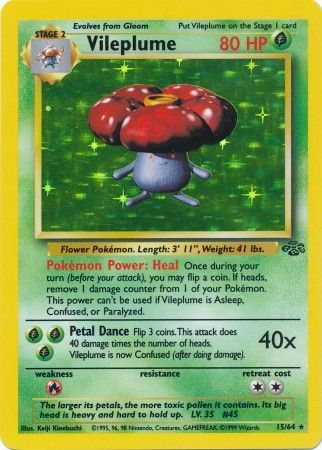 Vileplume (15/64) [Jungle Unlimited] | Black Swamp Games