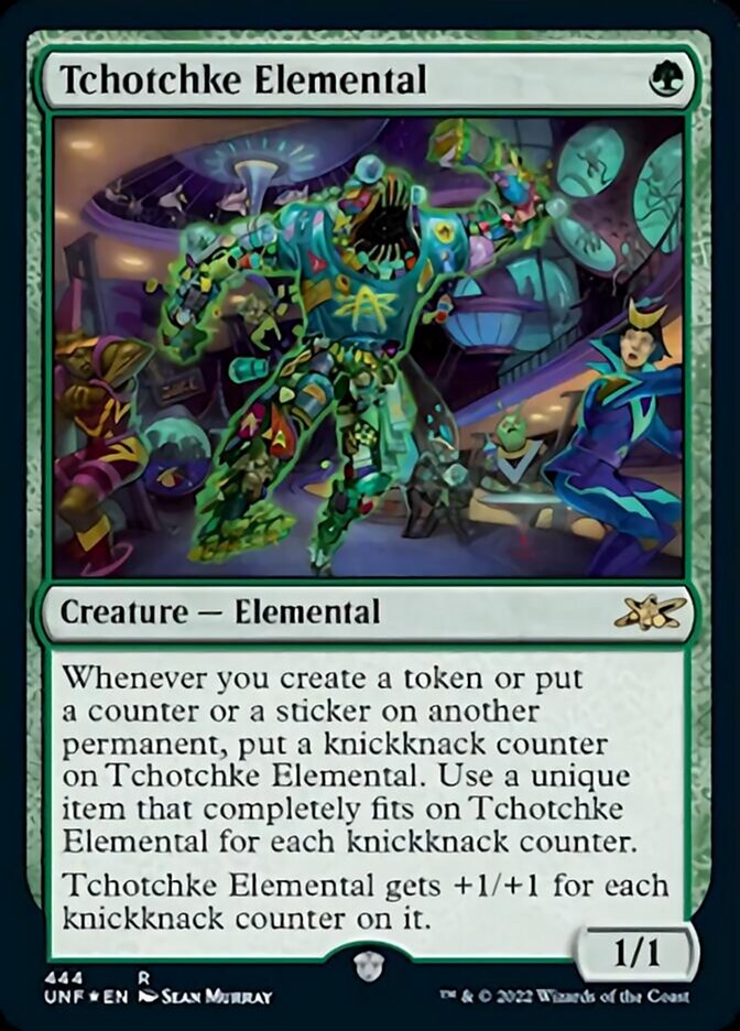 Tchotchke Elemental (Galaxy Foil) [Unfinity] | Black Swamp Games
