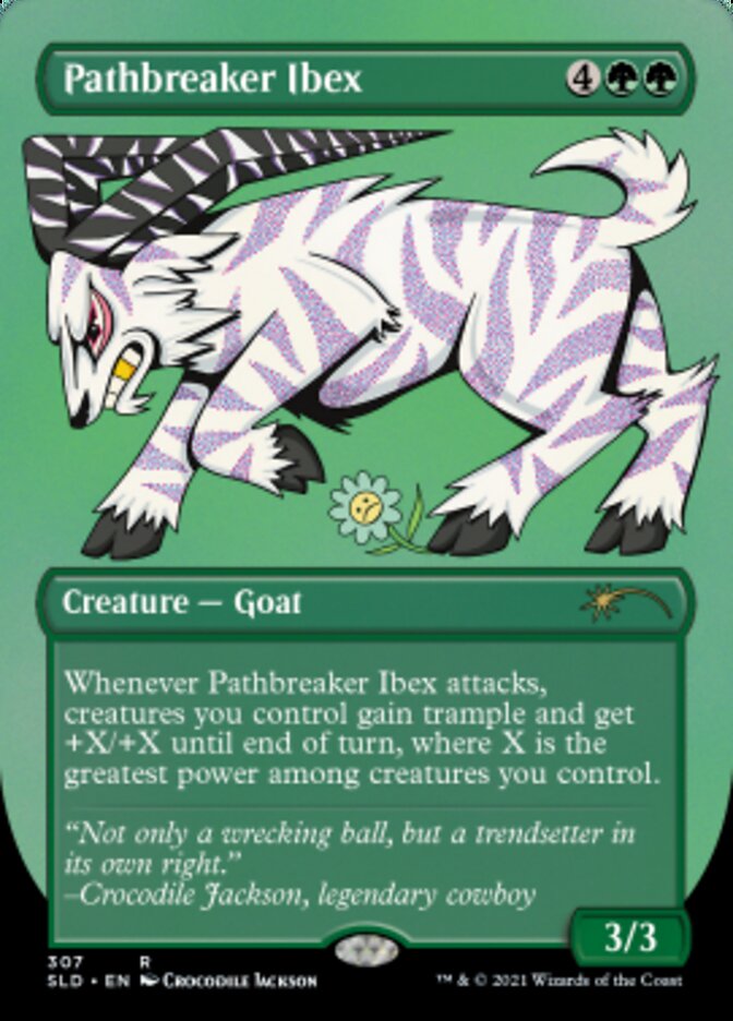 Pathbreaker Ibex (Borderless) [Secret Lair Drop Series] | Black Swamp Games