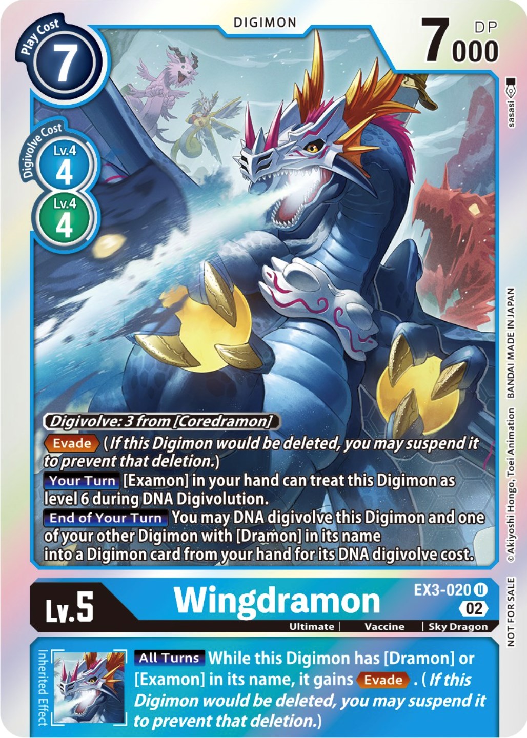 Wingdramon [EX3-020] (Alternate Art) [Draconic Roar] | Black Swamp Games