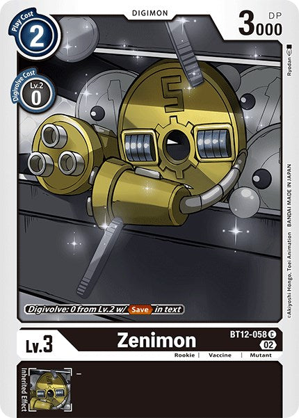 Zenimon [BT12-058] [Across Time] | Black Swamp Games