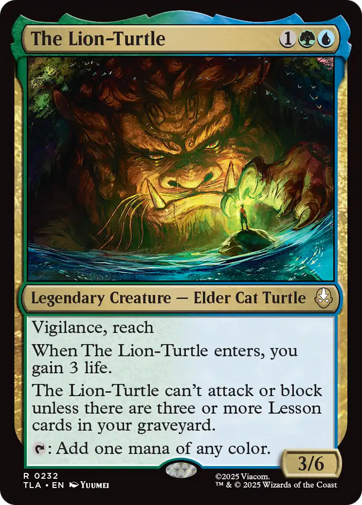 The Lion-Turtle [Avatar: The Last Airbender] | Black Swamp Games
