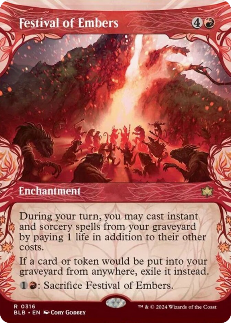 Festival of Embers (Showcase) [Bloomburrow] | Black Swamp Games