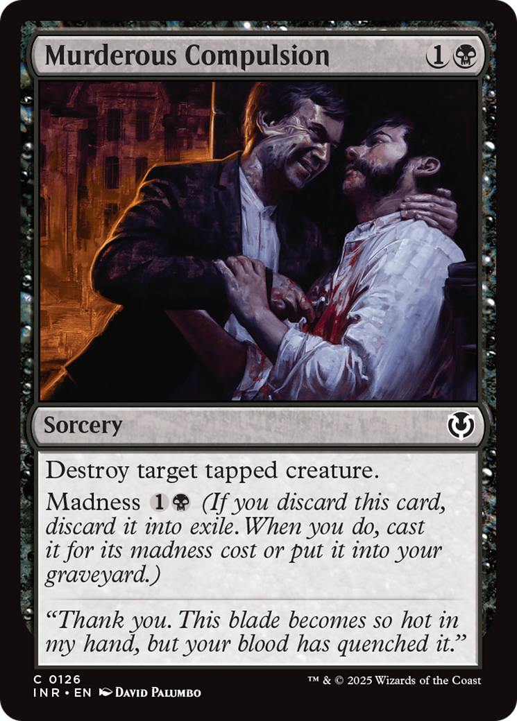 Murderous Compulsion [Innistrad Remastered] | Black Swamp Games