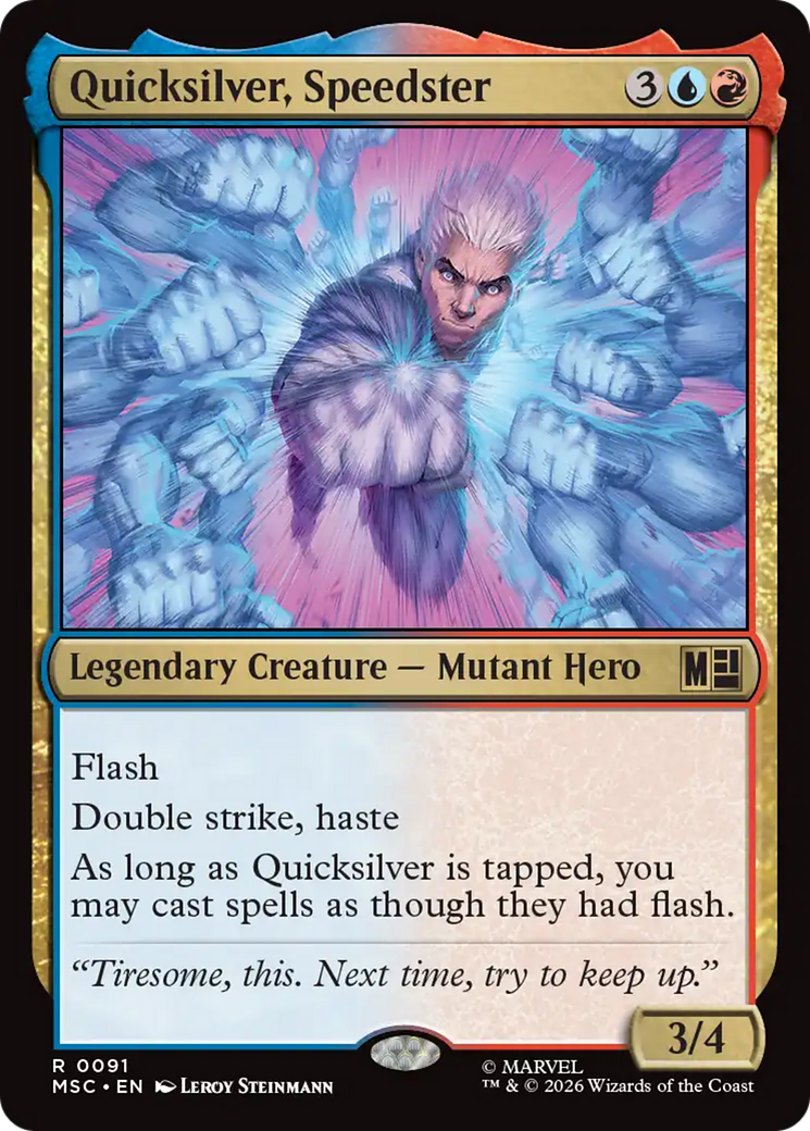 Quicksilver, Speedster [Marvel Super Heroes Commander] | Black Swamp Games