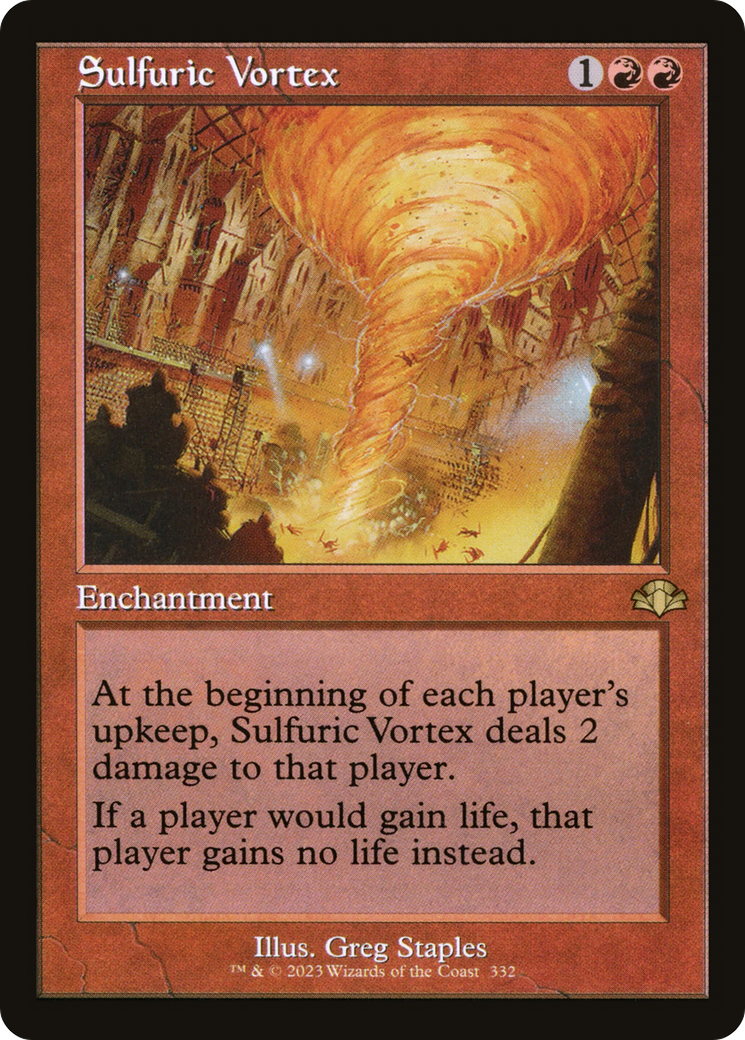 Sulfuric Vortex (Retro) [Dominaria Remastered] | Black Swamp Games