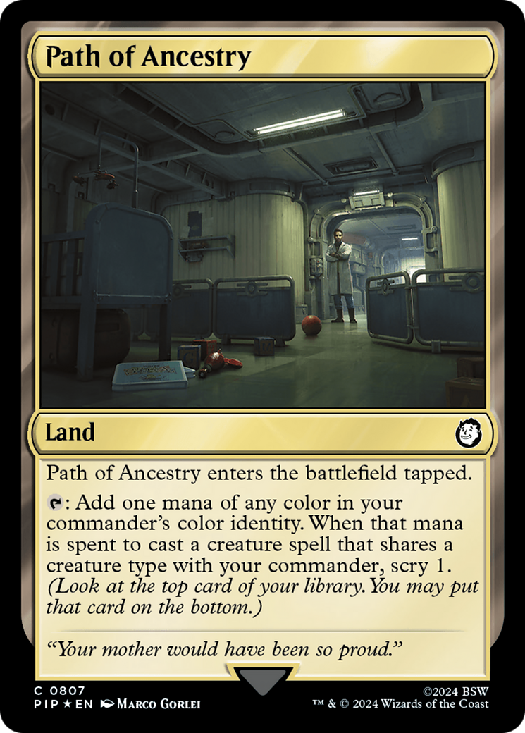 Path of Ancestry (Surge Foil) [Fallout] | Black Swamp Games