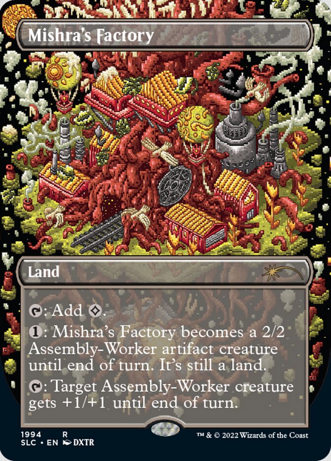 Mishra's Factory (Borderless) [Secret Lair Countdown Kit] | Black Swamp Games