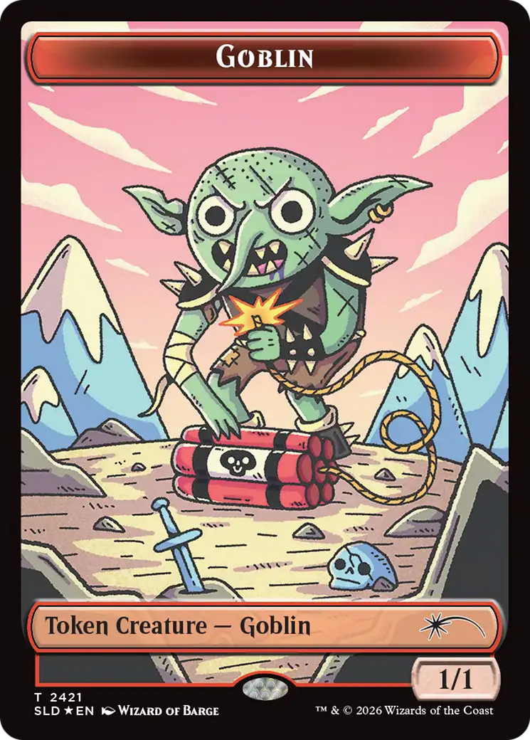 Goblin Token (2421) [Secret Lair Drop Series] | Black Swamp Games