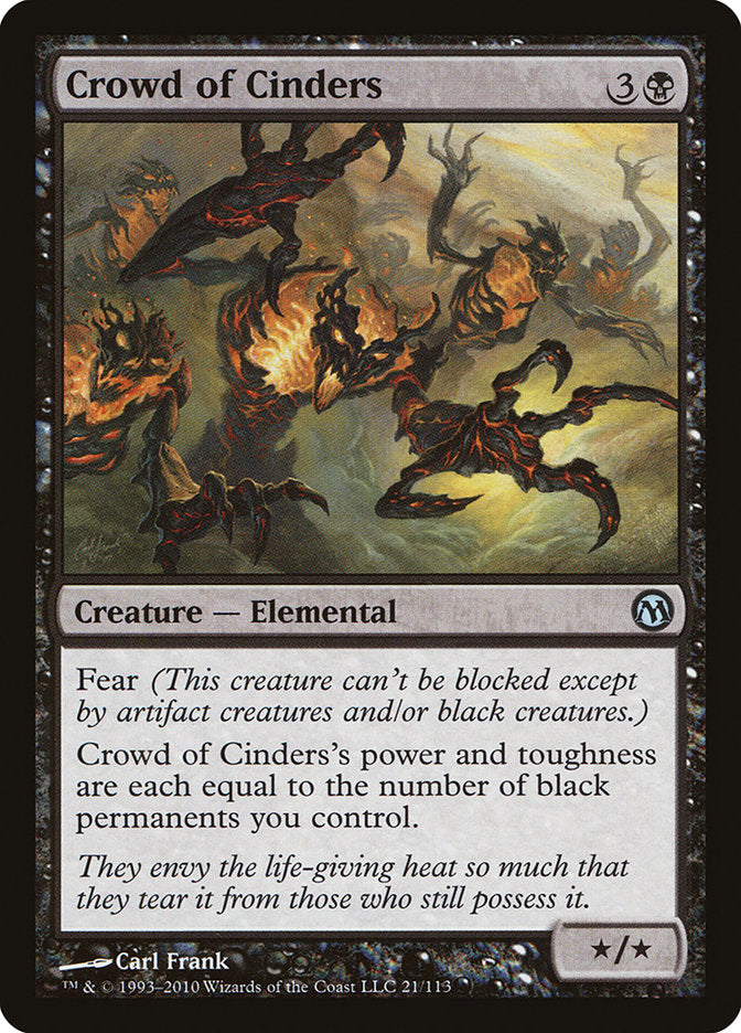 Crowd of Cinders [Duels of the Planeswalkers] | Black Swamp Games
