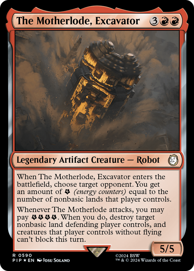 The Motherlode, Excavator (Surge Foil) [Fallout] | Black Swamp Games