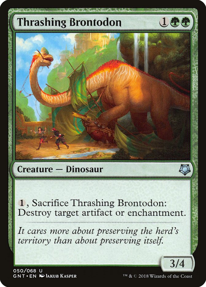 Thrashing Brontodon [Game Night 2018] | Black Swamp Games