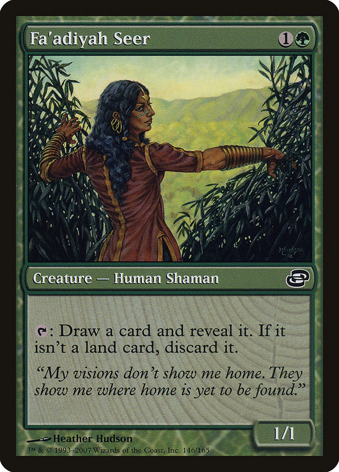 Fa'adiyah Seer [Planar Chaos] | Black Swamp Games