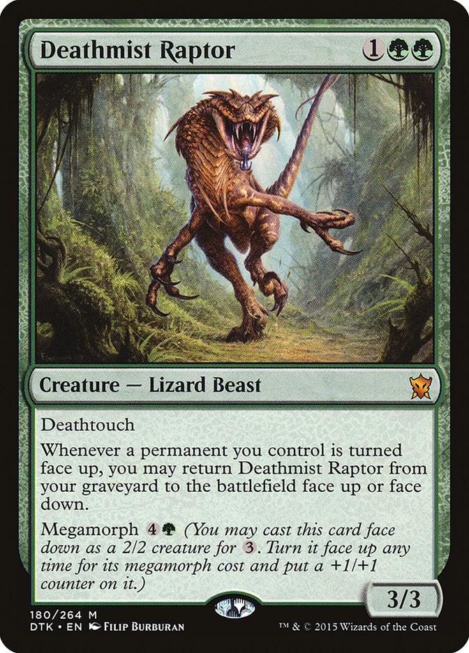 Deathmist Raptor [Dragons of Tarkir] | Black Swamp Games